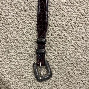 Genuine Alligator Leather Belt